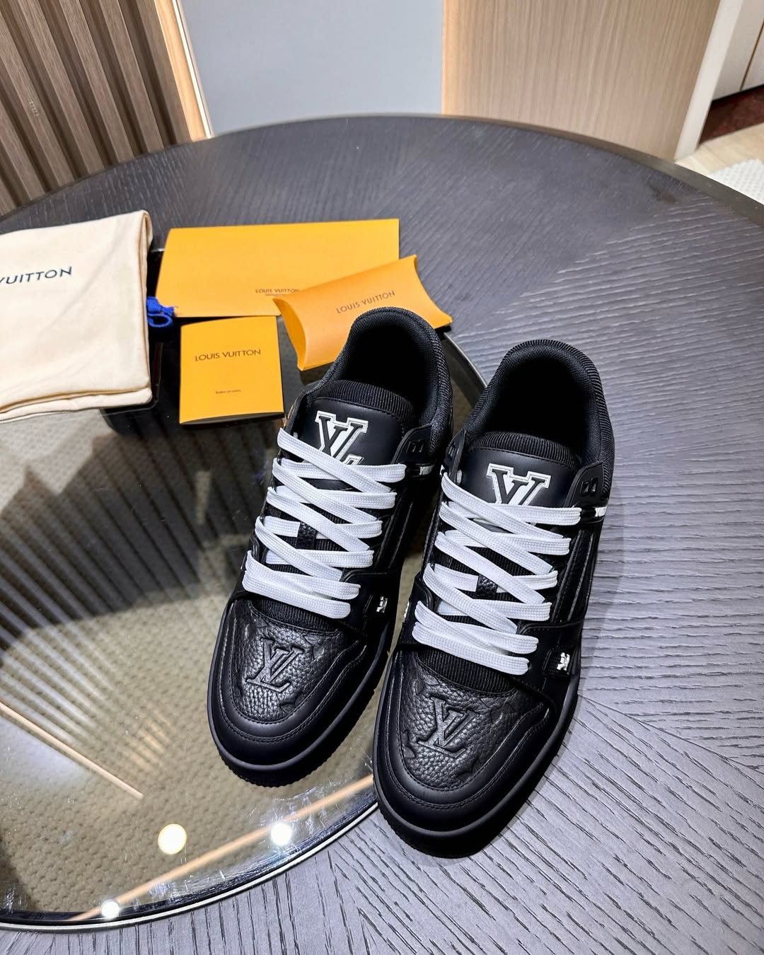 The Louis Vuitton LV Trainer Black