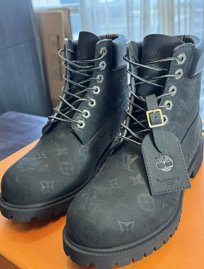 Louis Vuitton Timberland Ankle Boot Black